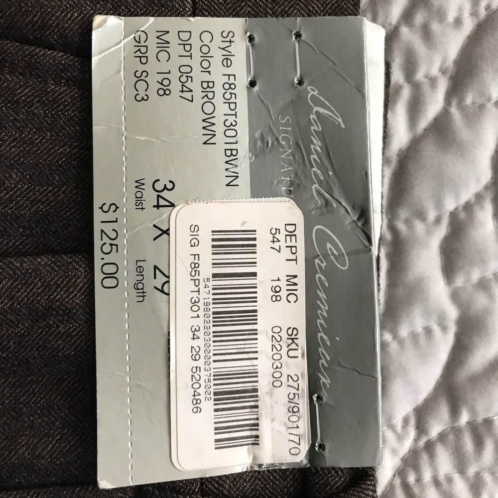 DONATED- Daniel Cremieux Touch of Cashmere Slacks